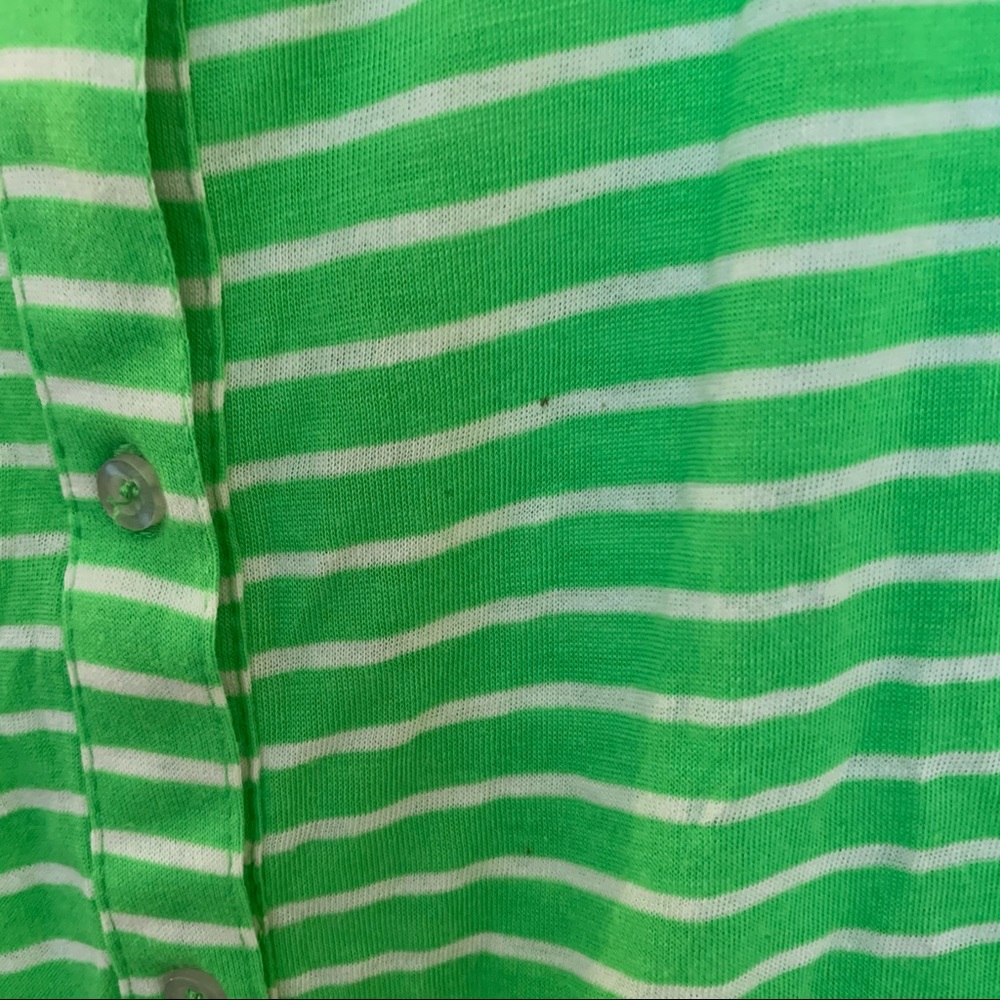 A Fine Mess Hankerchief Hem Striped Tank Top - Picture 2 of 4